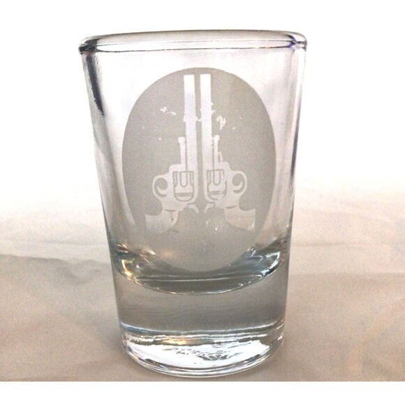 SANTOS REVOLVER PISTOL Shot Glass - Picture 2 of 4